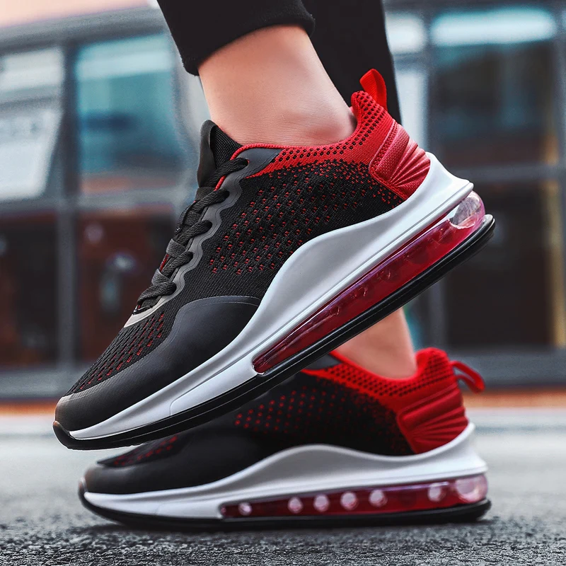 

Running Shoes Men Women Sneakers Breathable Air Cushion Sport Shoes Couple Jogging Fitness Basket Tenis De Mujer Big Size 36-46