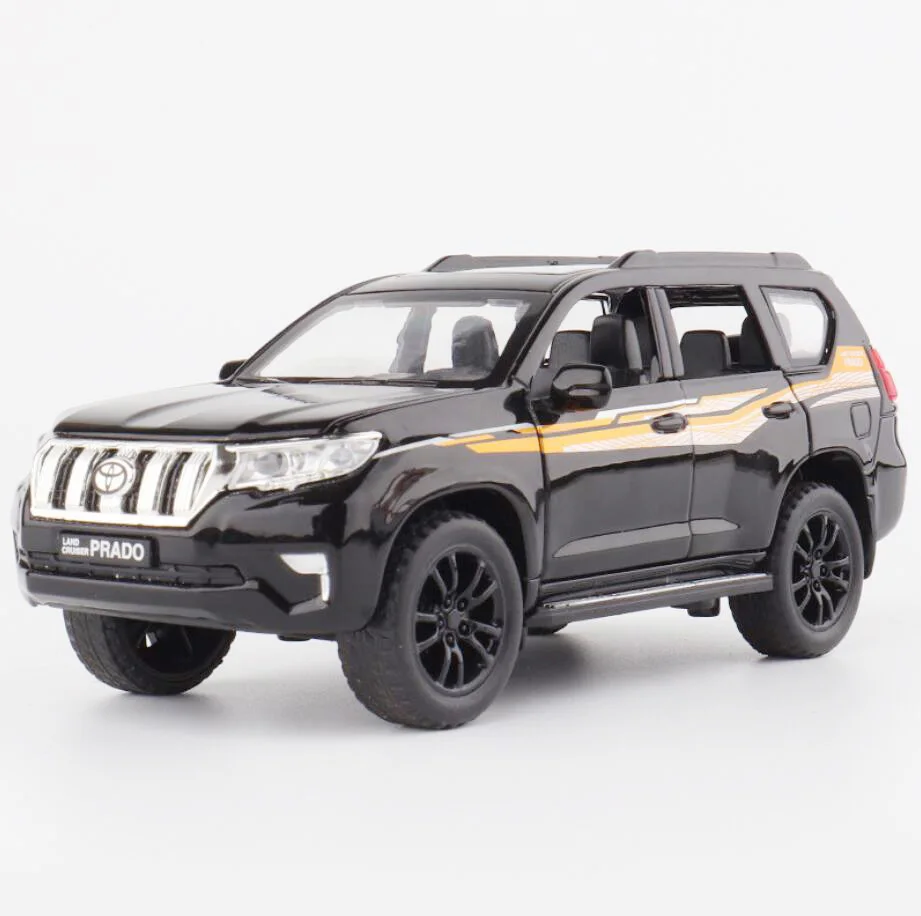 

1:32 High Simitation New TOYOTA LAND CRUISER PRADO Alloy Metal Car Model Toys With Pull Back For Kids Birthday Gifts V303