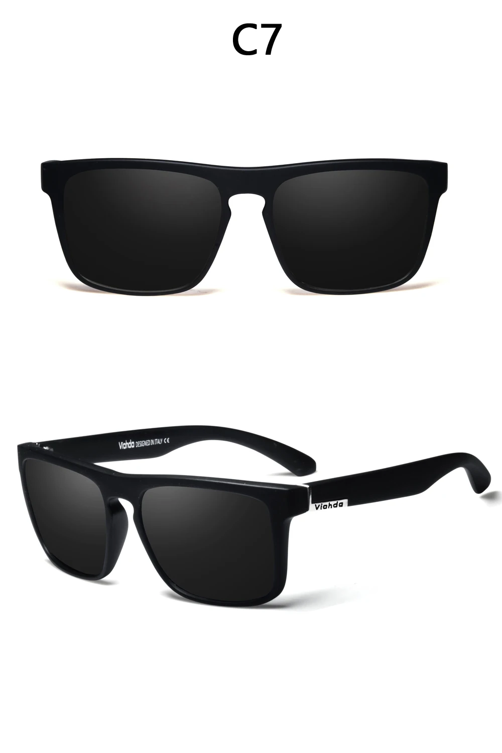 VIAHDA, модные, унисекс, квадратные, поляризационные, lunette de soleil femme de marque de Lux