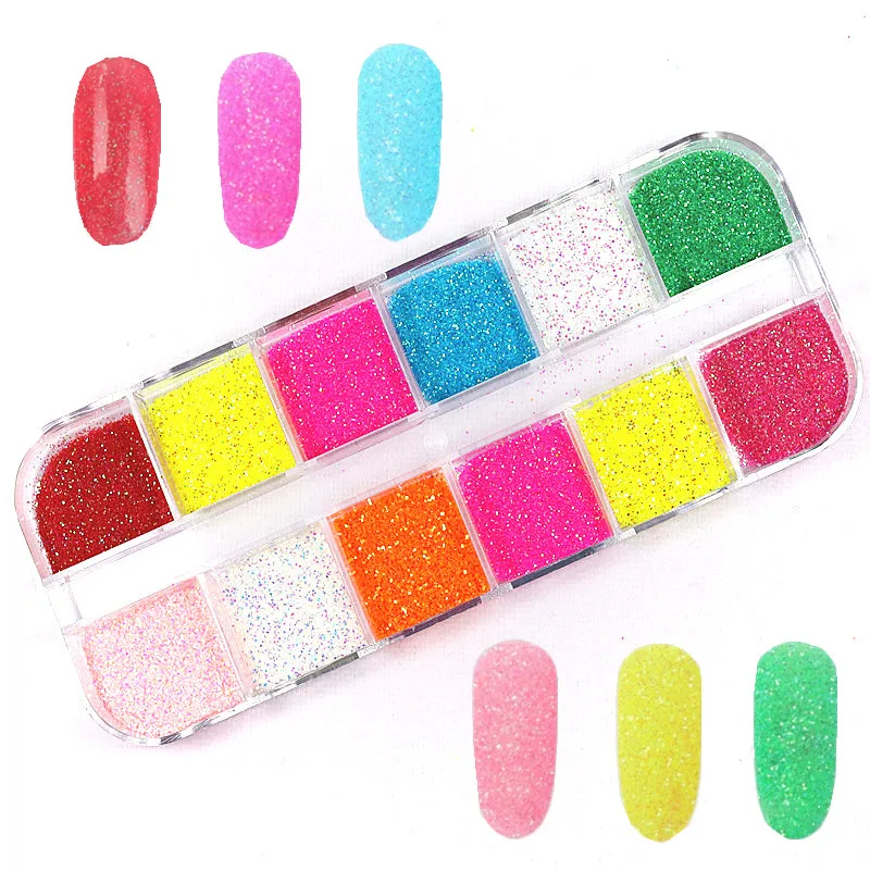 

1 Box of Colorful Magic Mirror Laser Powder Chameleon Powder Fairy Powder Mirror Peacock Powder Candy Glitter Nail Art Christmas