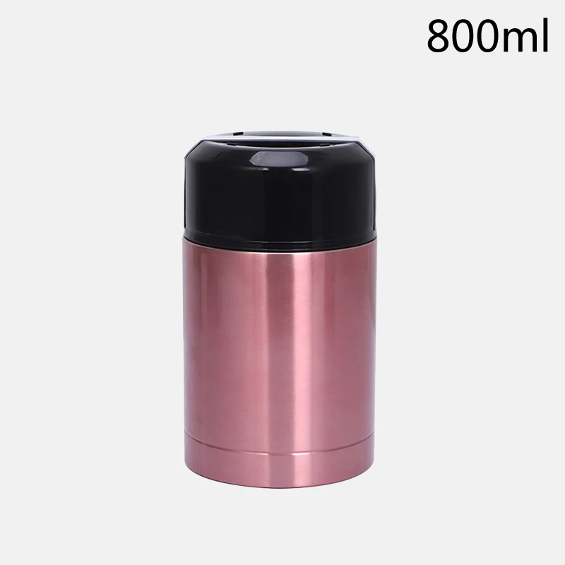800 мл 1000 Нержавеющая сталь вакуумный Коробки для обедов Еда контейнер суп термос