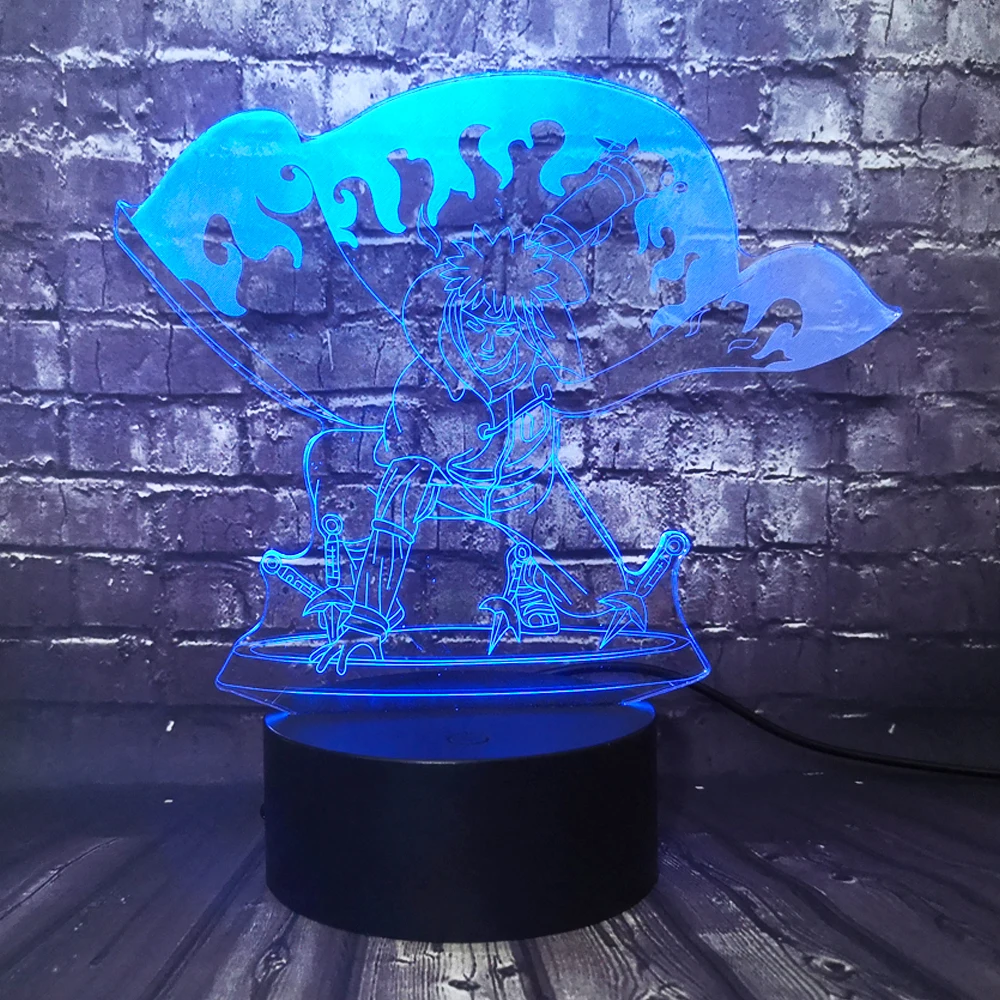 Японский комикс Наруто тема фигура Namikaze Minato мультфильм 3D Визуальный