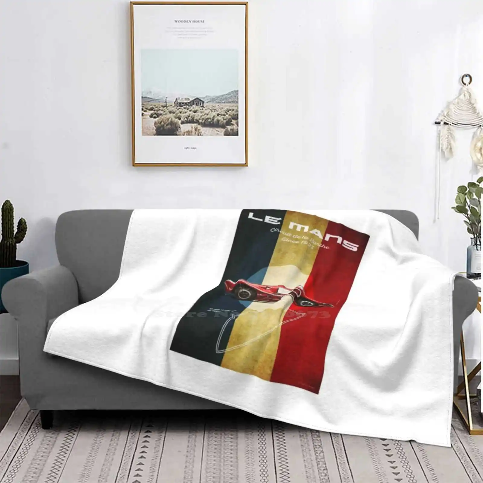 

Circuito De La Sarthe Vintage Gt40, manta De todos los tamaños, cubierta suave, decoración del hogar, ropa De cama, escalada, pi