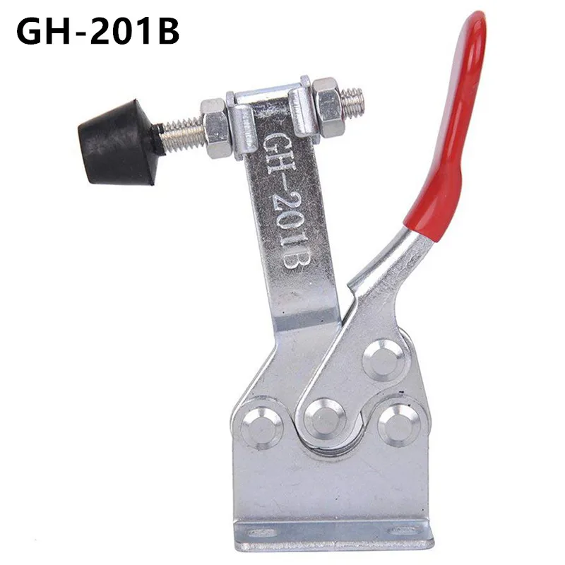 1/4/5/10pcs Toggle Clamp GH-201 GH-201A GH-201B GH431 Horizontal Quick Release Tools Woodworking Fix Clip Hand Tool - купить по