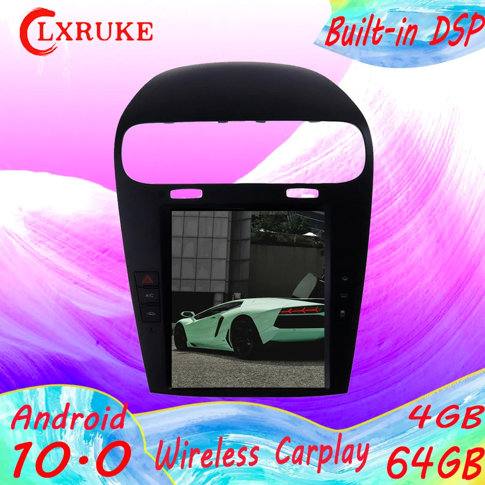

For Dodge Journey Fiat Freemont 2012-2020 2 din Android 10.0 4+64G Car Radio Autoradio GPS Navigation Headunit CD Multimedia