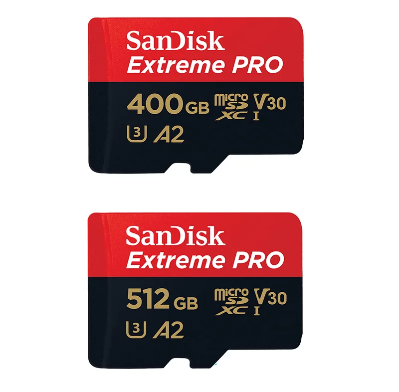 Двойной Флеш-накопитель SanDisk Extreme Pro Microsd карты UHS-I 32 Гб A1 SDHC V30 флэш-карта 64 Гб 128 256 400 512 карта SDXC A2 U3 флеш-карты памяти TF 170 МБ/с