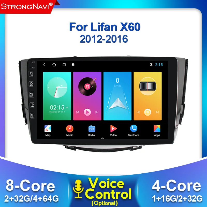 Android 10 4 + 64G DSP Автомобильный DVD Радио мультимедийный плеер для Lifan X60 2012 2013 2014 2016 2017