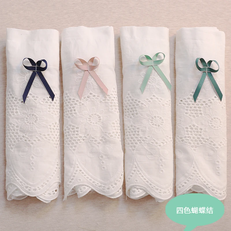 1 шт. карманные короткие занавески с вышивкой кружевным дном завязка для кухни