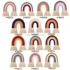 Макраме Радуга настенные декоративные цветные для Бохо домашний декор, вечерние принадлежности, детский душ, комната в общежитии