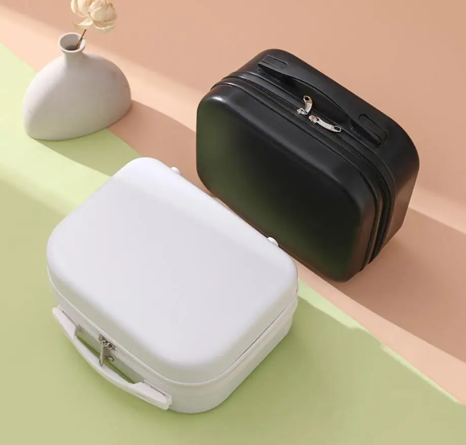 Luggage female 13 inch suitcase female cosmetic case mini box portable small travel bag cosmetic storage box