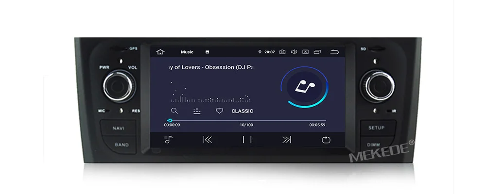 MEKEDE PX5 6,1 дюймов HD цифровой автомобильный стерео gps Android 9,0 для Fiat Grande Punto 199/310 2005-2009 Linea 323 2007-2011 YHTPD3L