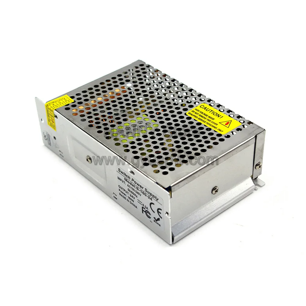 Фото 24 В DC источник питания DC24V 6.3A 150 Вт светодиодный трансформатор 220 110 AC для камеры 24 В DC источник питания DC24V 6.3A 150 Вт светодиодный трансформатор 220 110 AC для камеры