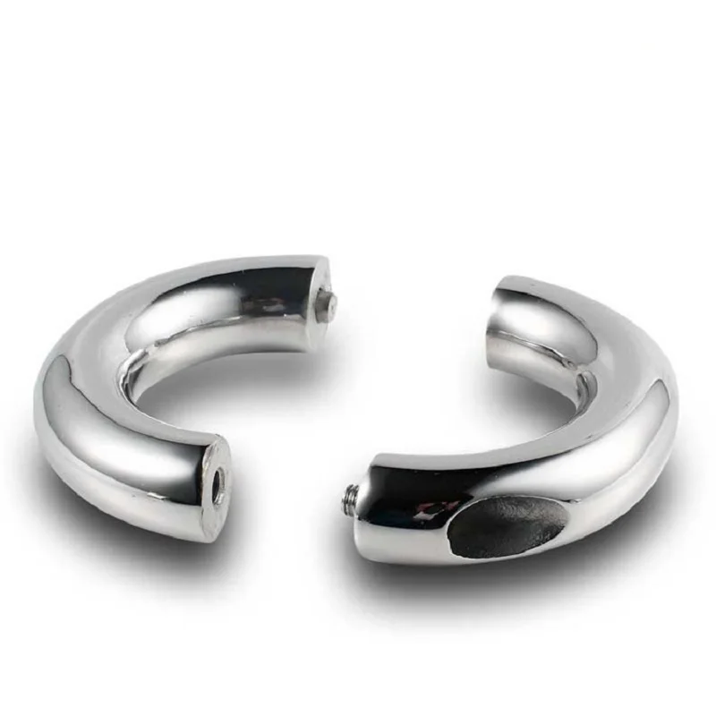 Dia 30/33/40/45/50mm Stainless Steel Pendant Ball Stretcher Cock ring Metal chastity device sex Toys for Men Scrotum Restraint | Красота и