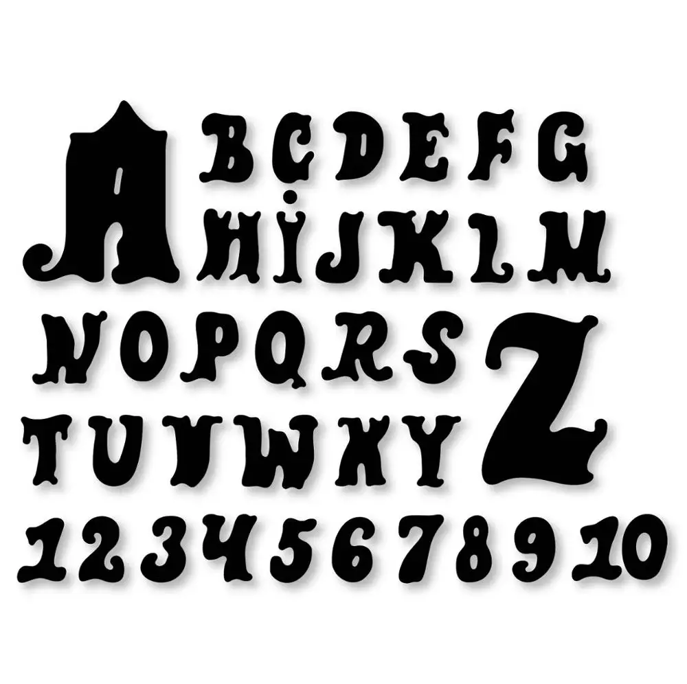 115*84 мм цифры и алфавиты металлические Вырубные штампы для скрапбукинга тиснение