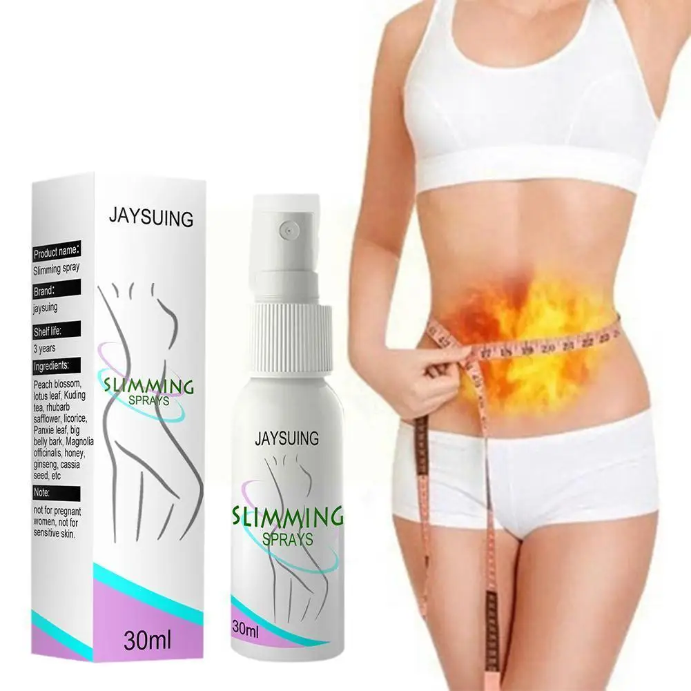 

Fat Burning Spray Eliminate Cellulite Skin Elasticity Down Improve Skin Loss Break Massage Weight Slimming Spray 30m T9h5