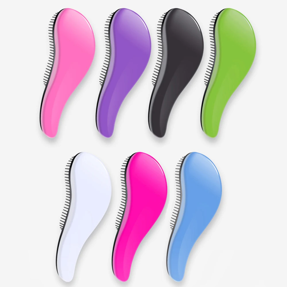 Модные женские Волшебные гребни для волос пластиковая расческа распутывания