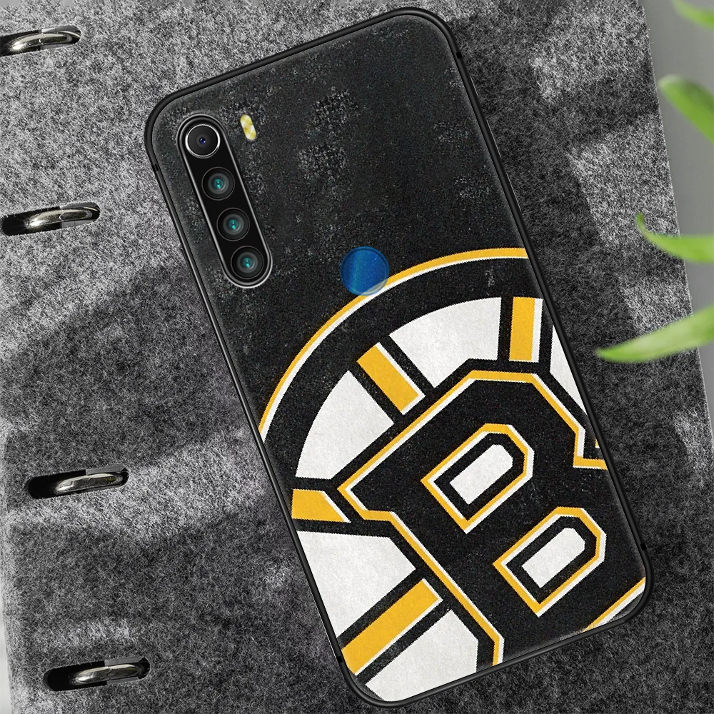 

Boston Bear Hockey team Phone Case Cover Hull For XIAOMI Redmi 7 7a 8 8a 9 10X NOTE 6 7 7s 8 8t 9 9s Pro Max black Cell Soft