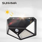 SUNYIMA 100 светодиодный солнечный светильник на открытом воздухе на солнечных батареях Бра Водонепроницаемый аварийная энергосберегающая двор садовая уличная гирлянда светильник