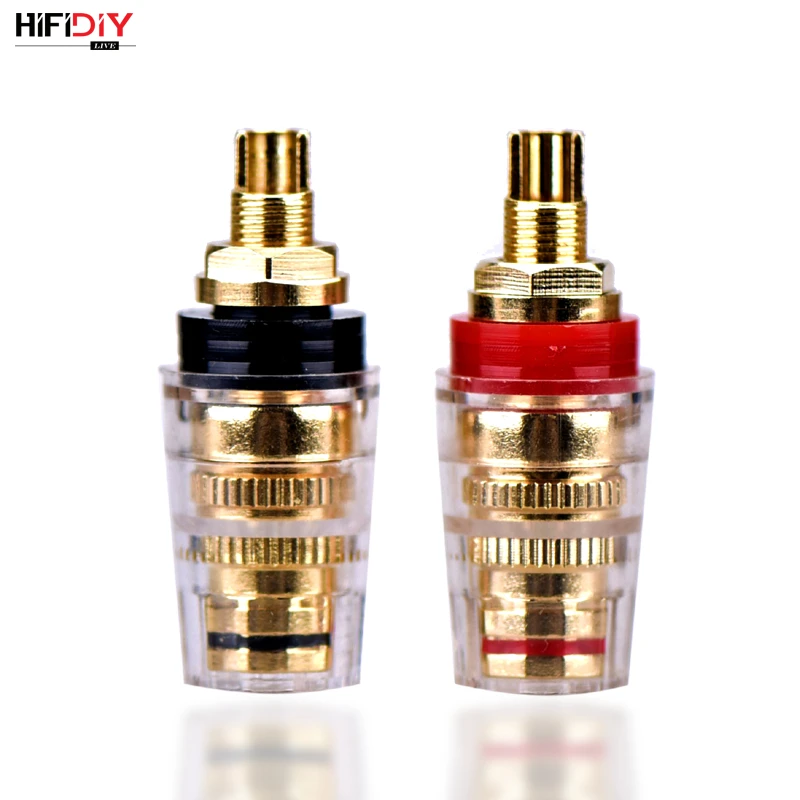 Hifidiy разъем для подключения динамиков Hi Fi усилитель с позолоченным разъемом типа