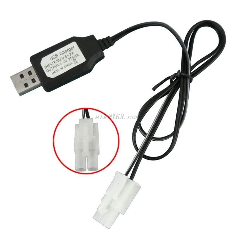 Зарядный кабель Зарядное устройство USB Ni Cd MH аккумулятор KET 2P адаптер 8 4 в 250мА