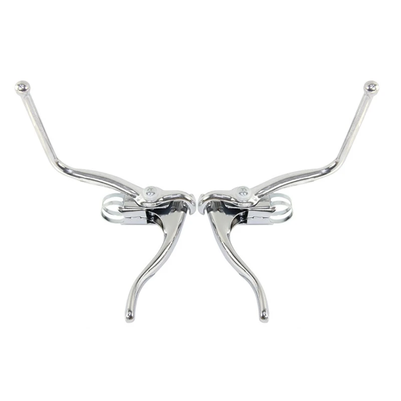 

Universal Bike Brake Curved Levers Double Handle Aluminum Alloy Brake Repair