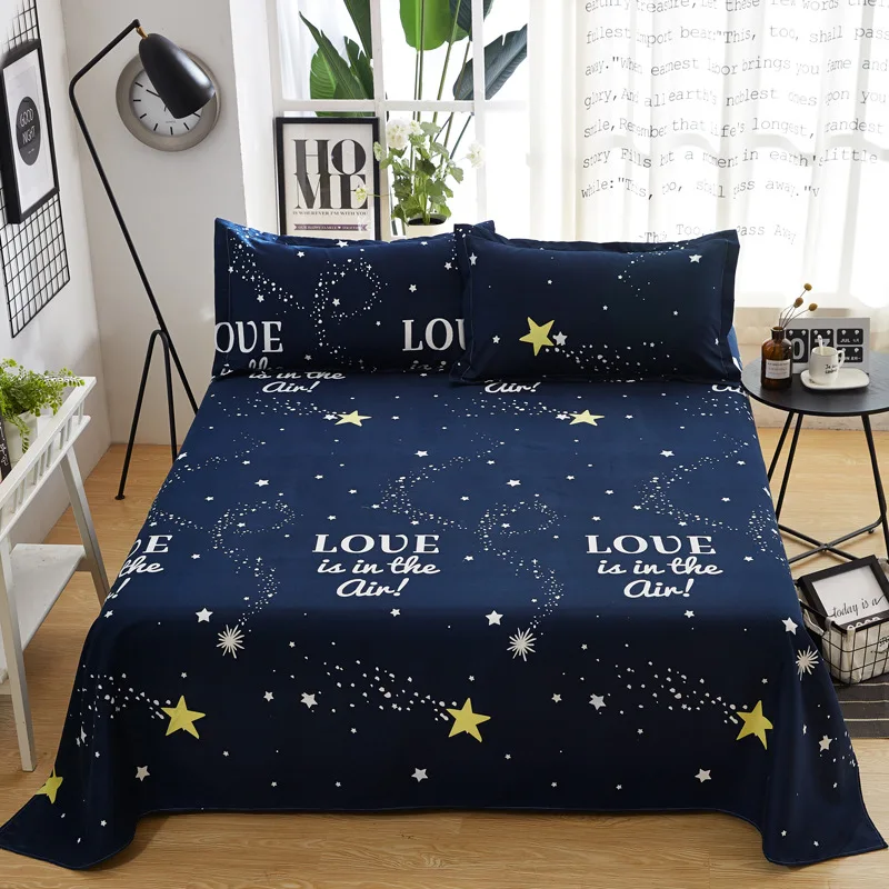 Простыни из полиэстера с рисунком животных мультфильмов дышащие мягкие матрас