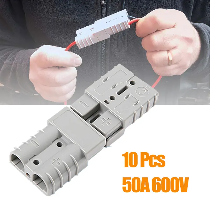 

Разъемы для электроинструмента, 50 А, 600 В, 10 шт.