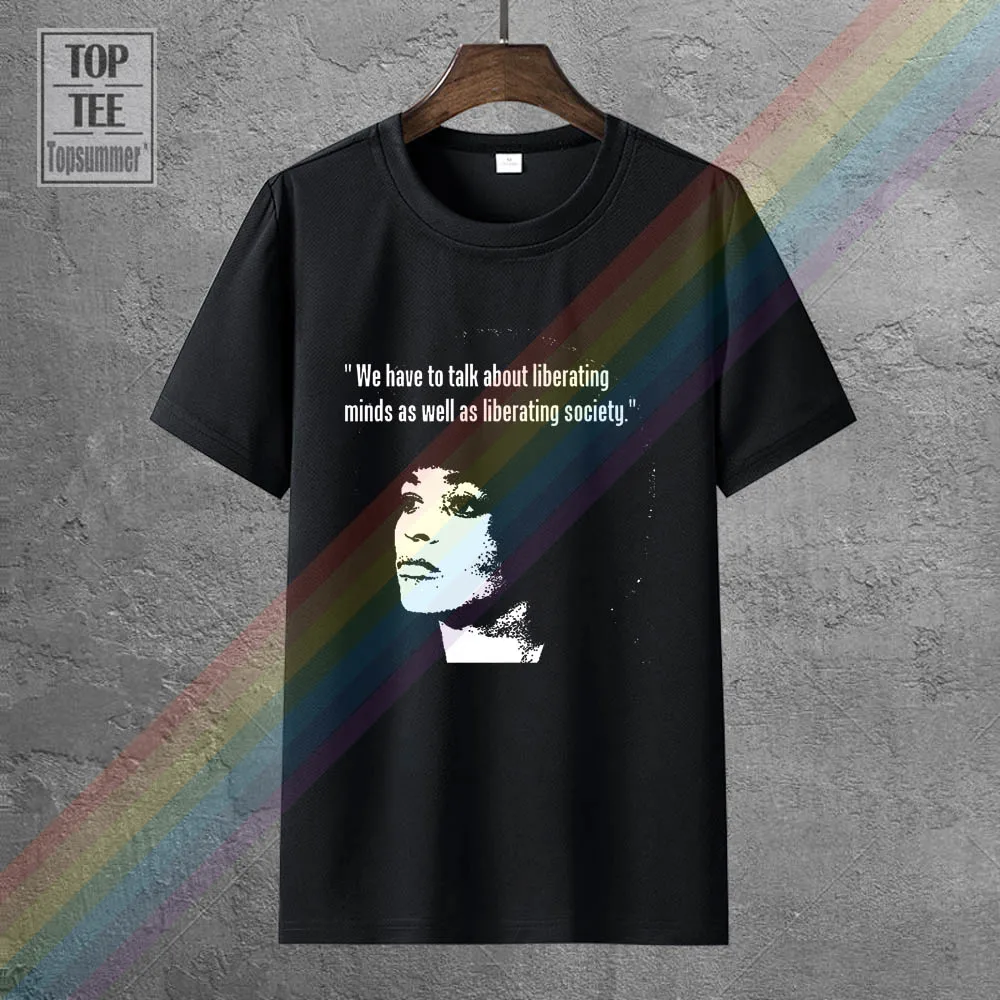 

Angela Davis T Shirt Quote Political Activist 1960 S