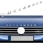 Outlander стерео стикер капот головка задний багажник автомобильные серебряные аксессуары для Mitsubishi Pajero V73 Автомобильная наклейка с логотипом