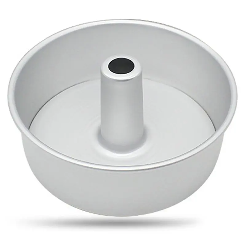 Круглая шифоновая форма для торта 6 дюймов 8 из алюминиевого сплава съемное дно