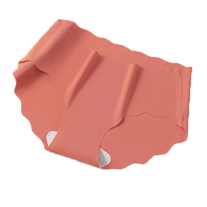 2 шт./комплект женские бесшовные трусы со средней посадкой |