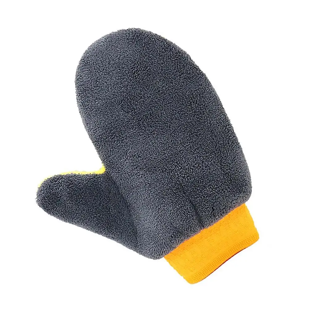 

Двусторонняя флисовая перчатка для автомобильного стеклоочистителя, тряпка для чистки, перчатка для мытья дома из шенилла и микрофибры