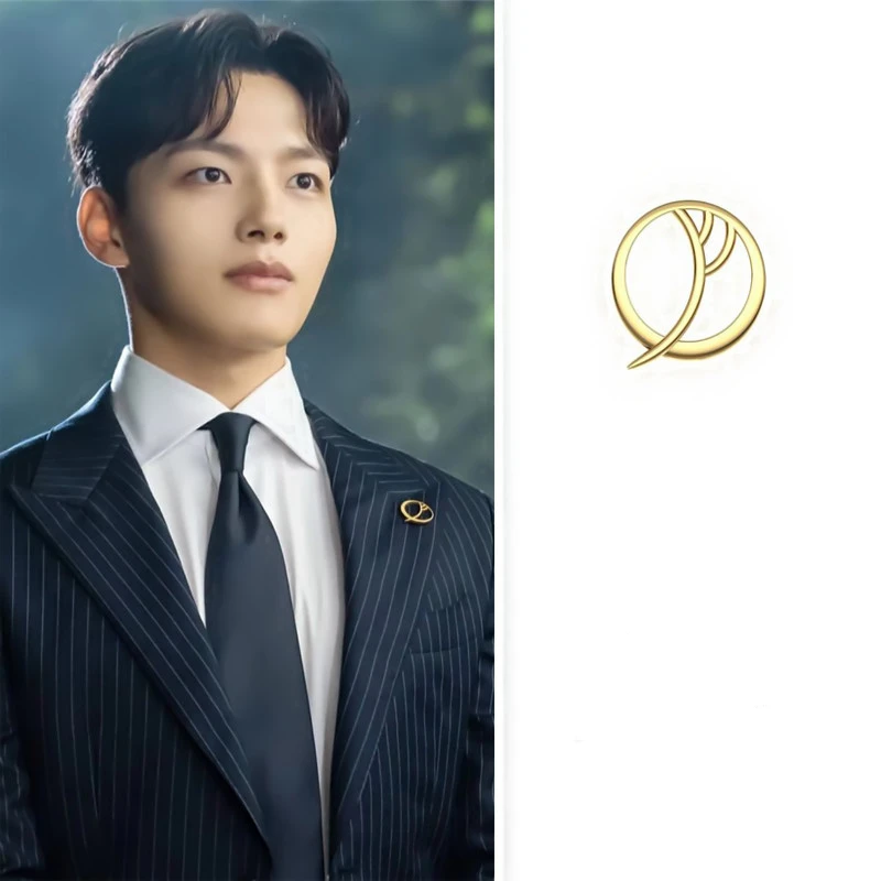 

Link Yeo Jin Goo Moon Brooch DEL LUNA Hotel IU Korean dramas TV New Fashion personality For Women pendientes brincos ornament