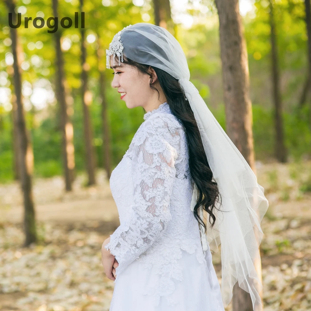Модная свадебная вуаль свадебные аксессуары марлевая Свадебная винтажная