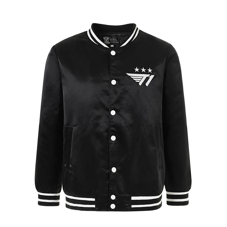 SKT T1 Faker крутая модная куртка с вышивкой Весенняя осенняя одежда трендовая мужская повседневная куртка skt приталенная куртка с капюшоном