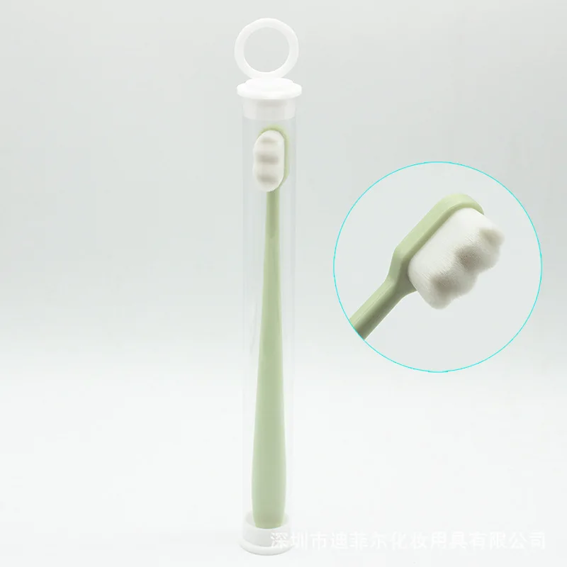 Cepillo de dientes para mujer embarazada, fibra suave ultrafina, viaje ecol&oacute;gico, port&aacute;til, Maternal-3