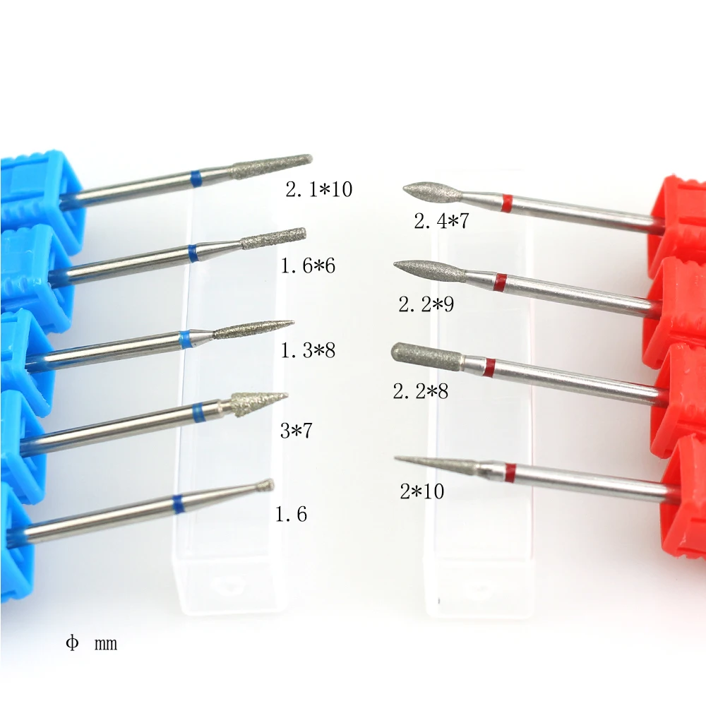 1 шт. Алмазная вращающаяся фреза для ногтей пилка электрическая машинка маникюра