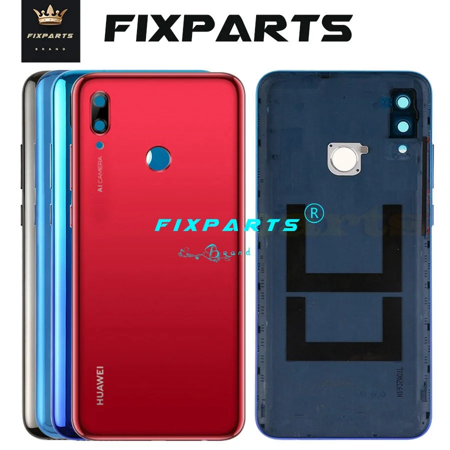 Original Huawei P Smart Back Battery Cover Rear Housing Case With Camera Lens Replacement Huawei P Smart Battery Cover