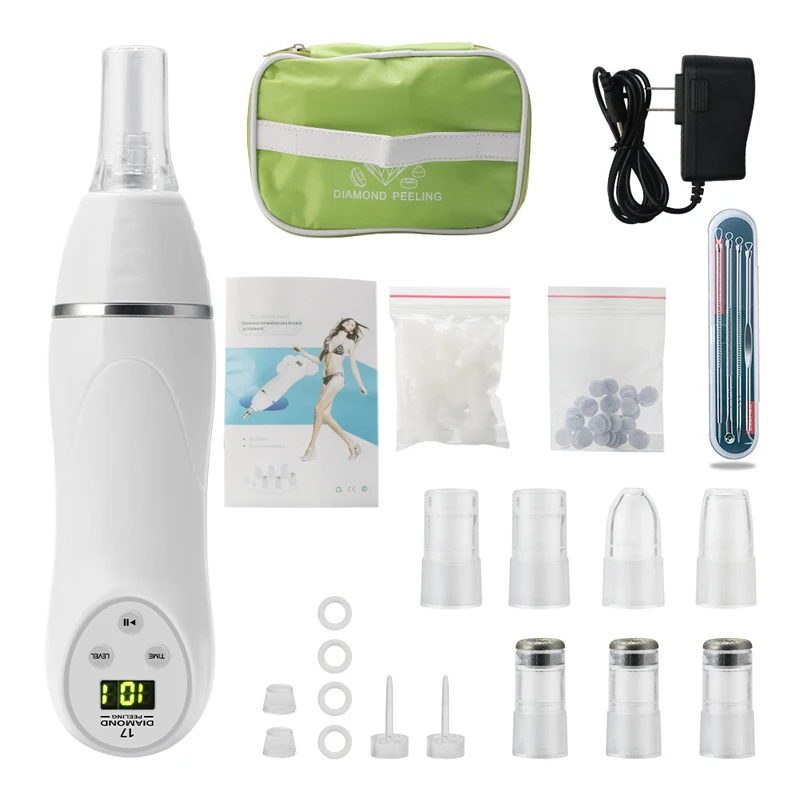 Алмазная дермабразия для ухода за кожей пилинг машина красоты вакуумное