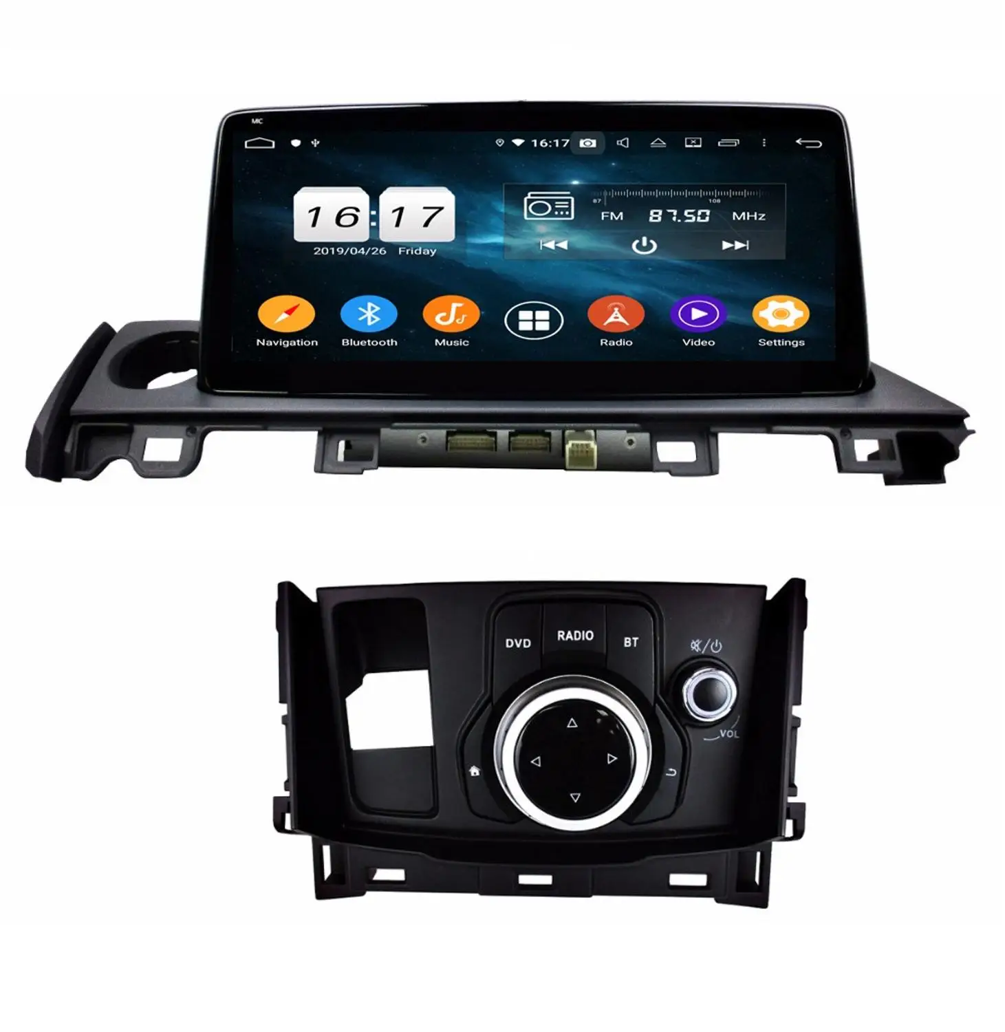 Автомобильный радиоприемник 4 Гб + 64 DSP PX6 6 ядер 10 25 дюймов Android DVD GPS головное