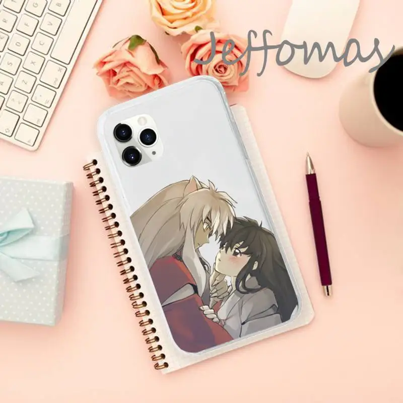 

Anime Inuyasha Higurash Japan Phone Case Transparent for iPhone 11 12 mini pro XS MAX 8 7 6 6S Plus X 5S SE 2020 XR