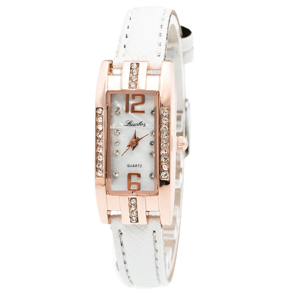

New Watch For Women Luxury Casual Pointer Rhinestone Decoration Bracelets Ladies Quartz Wrist Watch armbandjes dames W1