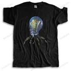 Модная футболка Subnautica, мужские хлопковые рубашки crabkaar, футболки для выживания, футболки с круглым вырезом и короткими рукавами, летняя футболка, одежда