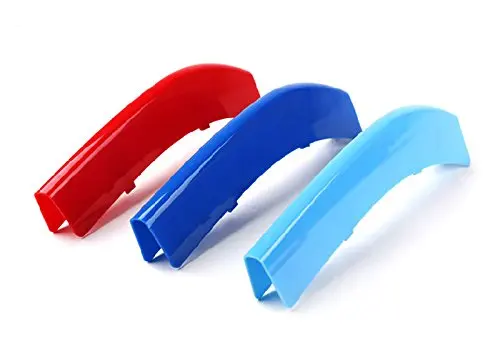 3 Цвет гриль вставные планки решетка пряжкой подходит 12 балки решетки для BMW 5