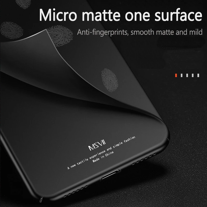 Чехол Msvii для iPhone 11 Pro чехол с кольцом на палец матовый Max жесткий металлический