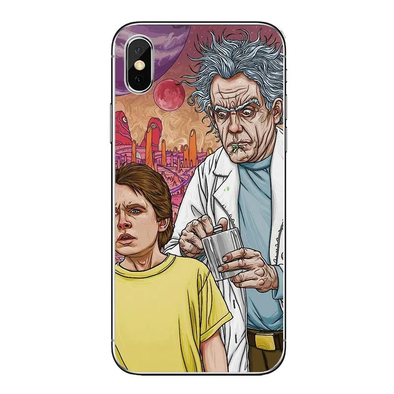 For Xiaomi Mi A1 A2 5X 6X 8 lite SE Pro Max Mix 2 2S 3 Mi5 Mi5S Phone Skin Cover Family Love Rick And Morty Cartoon SPACE NEBULA |