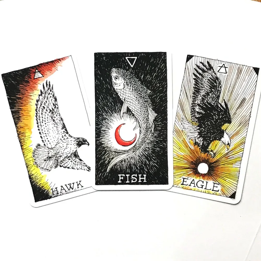 Высококачественные карты Таро для животных с изображением оракла настольные