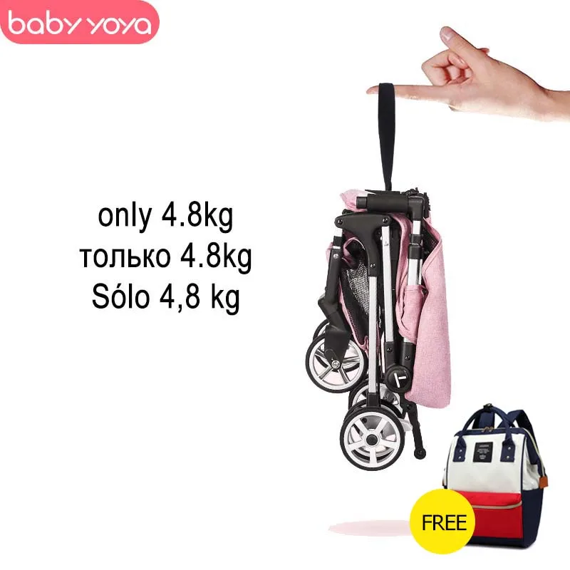 Прогулочная коляска babyyoya mini yoya легкая портативная складная детская тележка