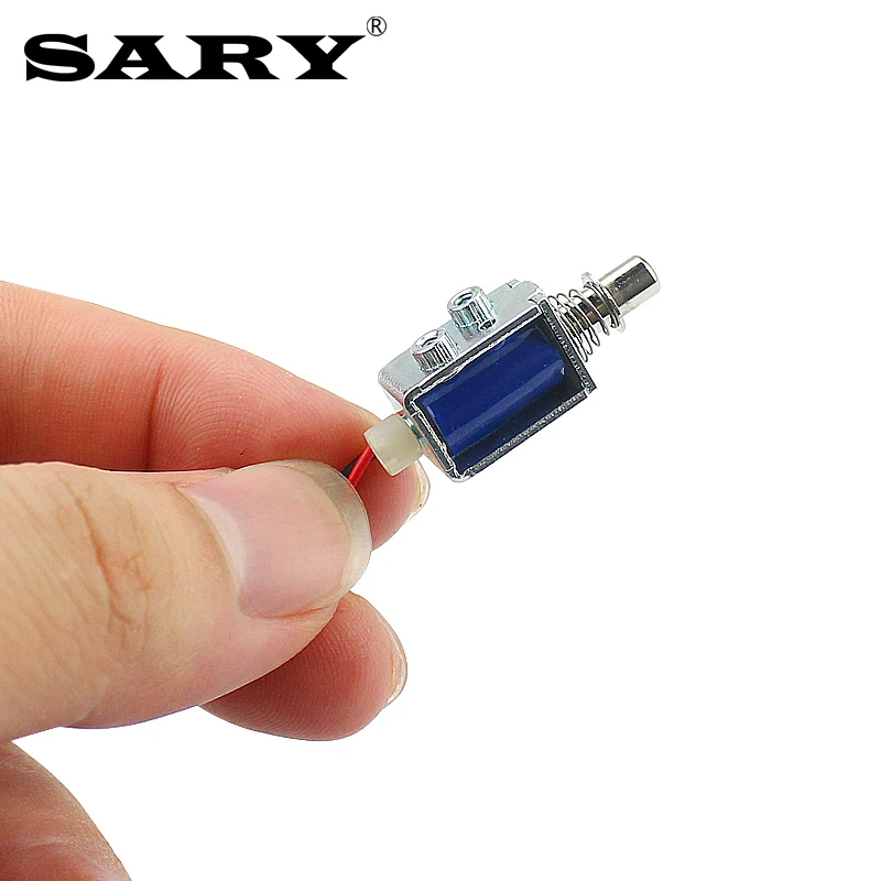 Mini Open Frame Push-Pull Electromagnet DC5v12v Small Electronic Lock Electromagnetic Lock  solenoid  Electric Bolt Lock