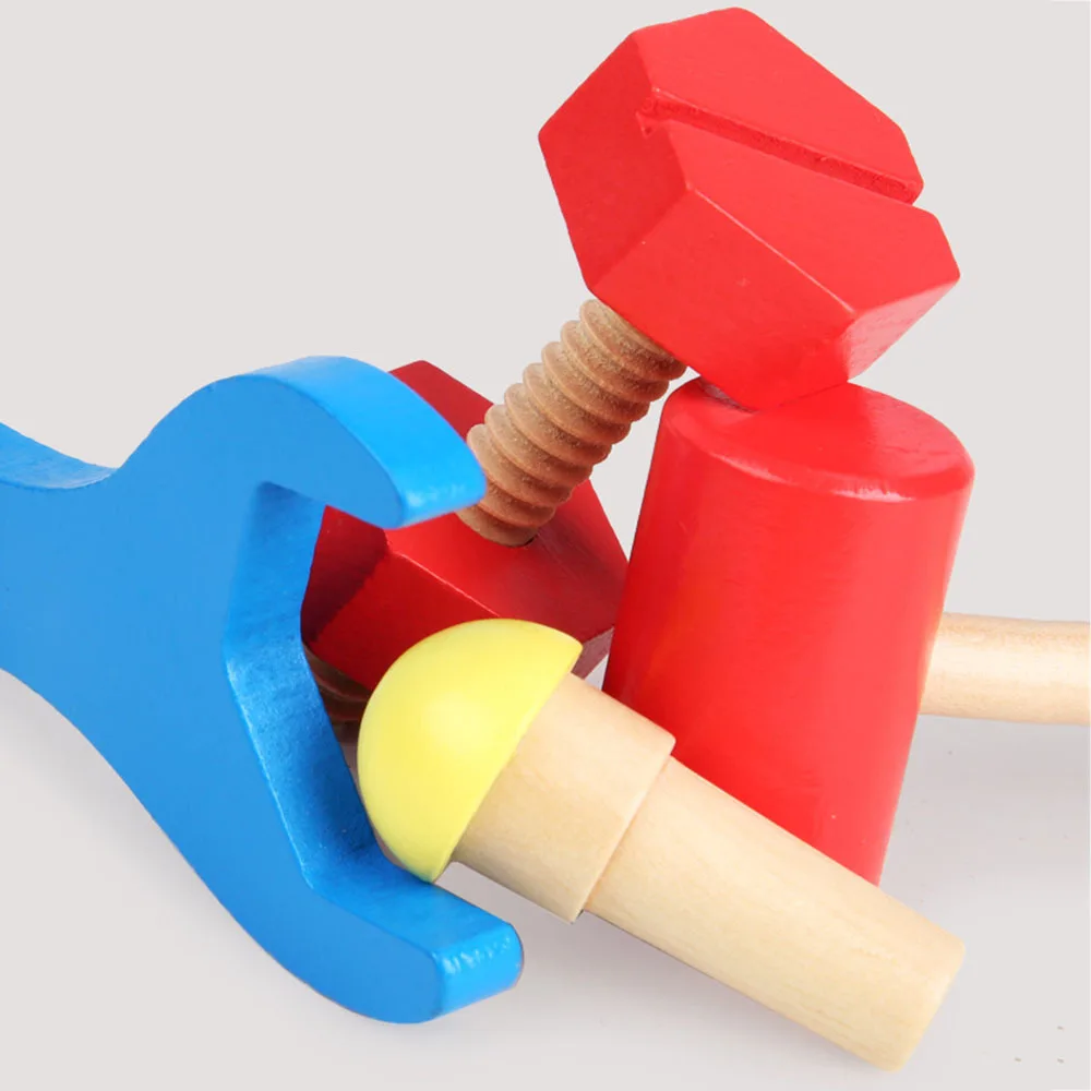 Baby Wooden Tool Toys KidsLearning Educational Knock On The Ball Screw Assembly Game Disassemble Table Games Dropshipping | Игрушки и